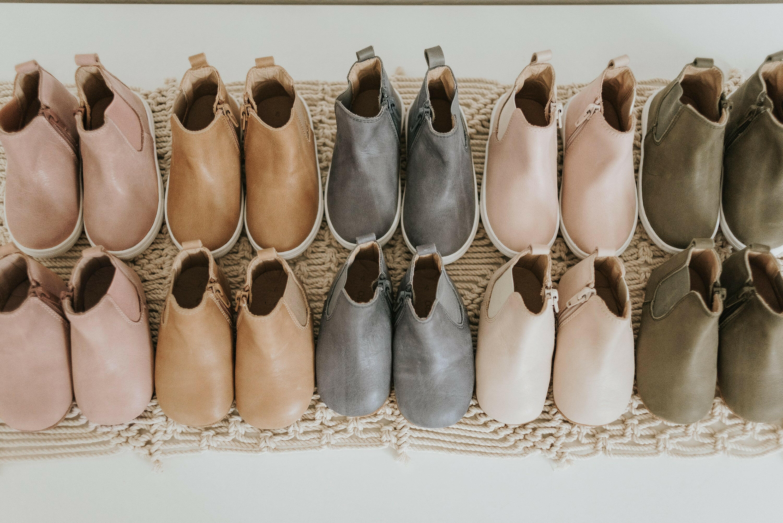 Waxed Leather Chelsea Boot | Color 'Vail Cream' | Hard Sole  Consciously Baby