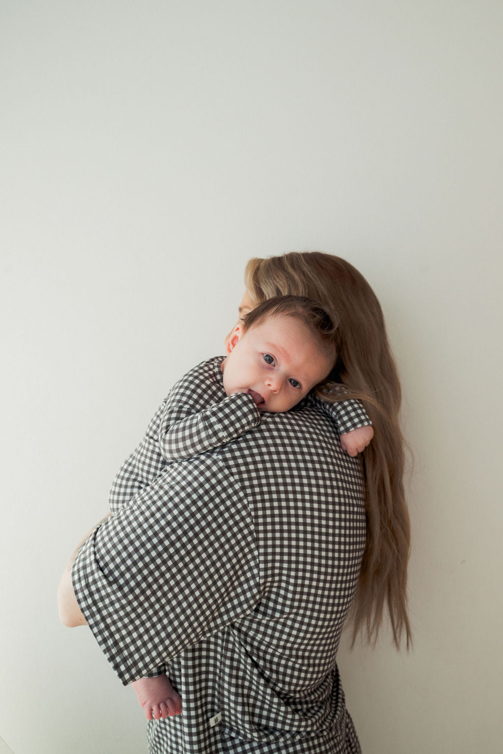 Bamboo Zip Pajamas | Green Gingham