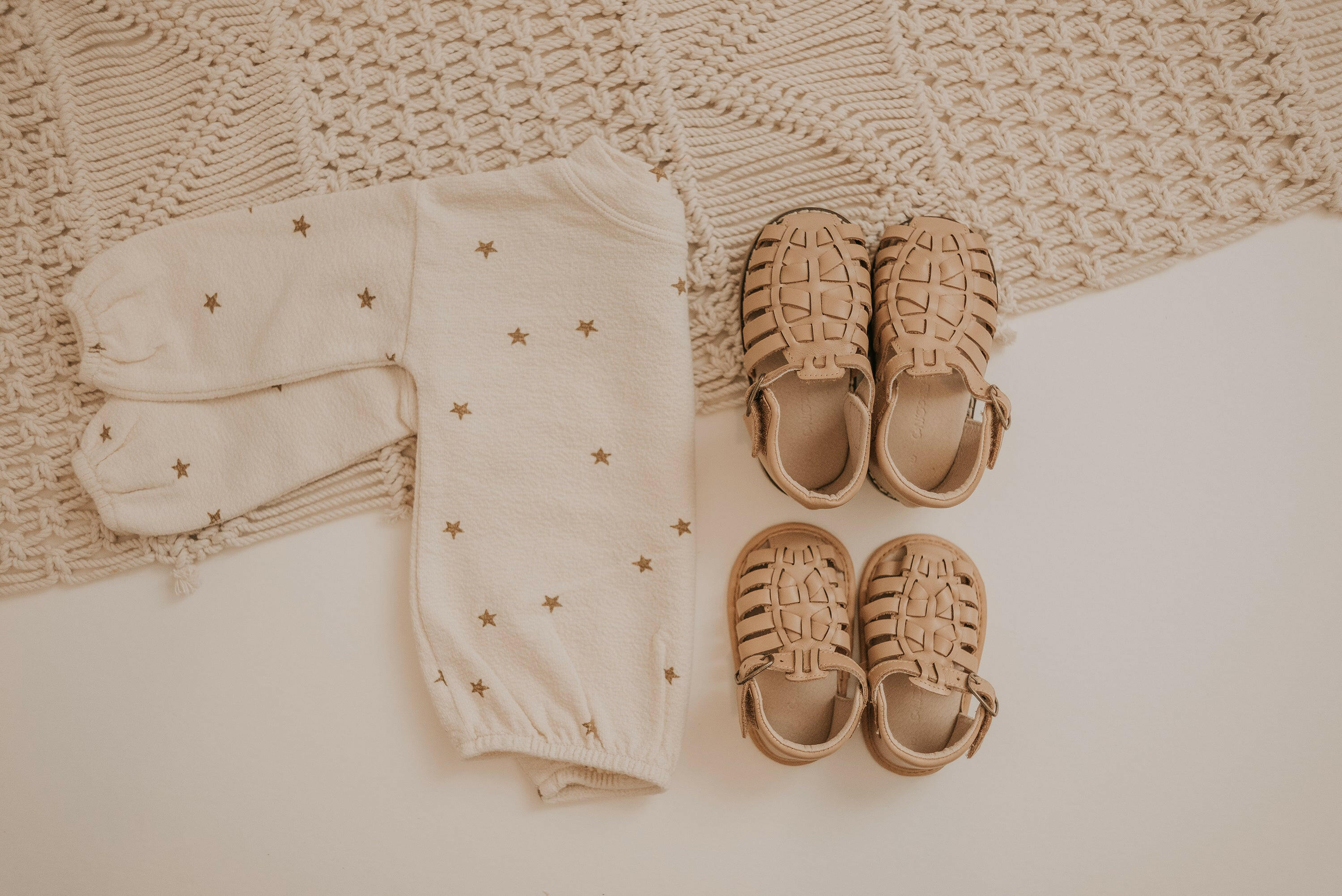 Leather Indie Sandal | Color 'Tan' | Hard Sole  Consciously Baby