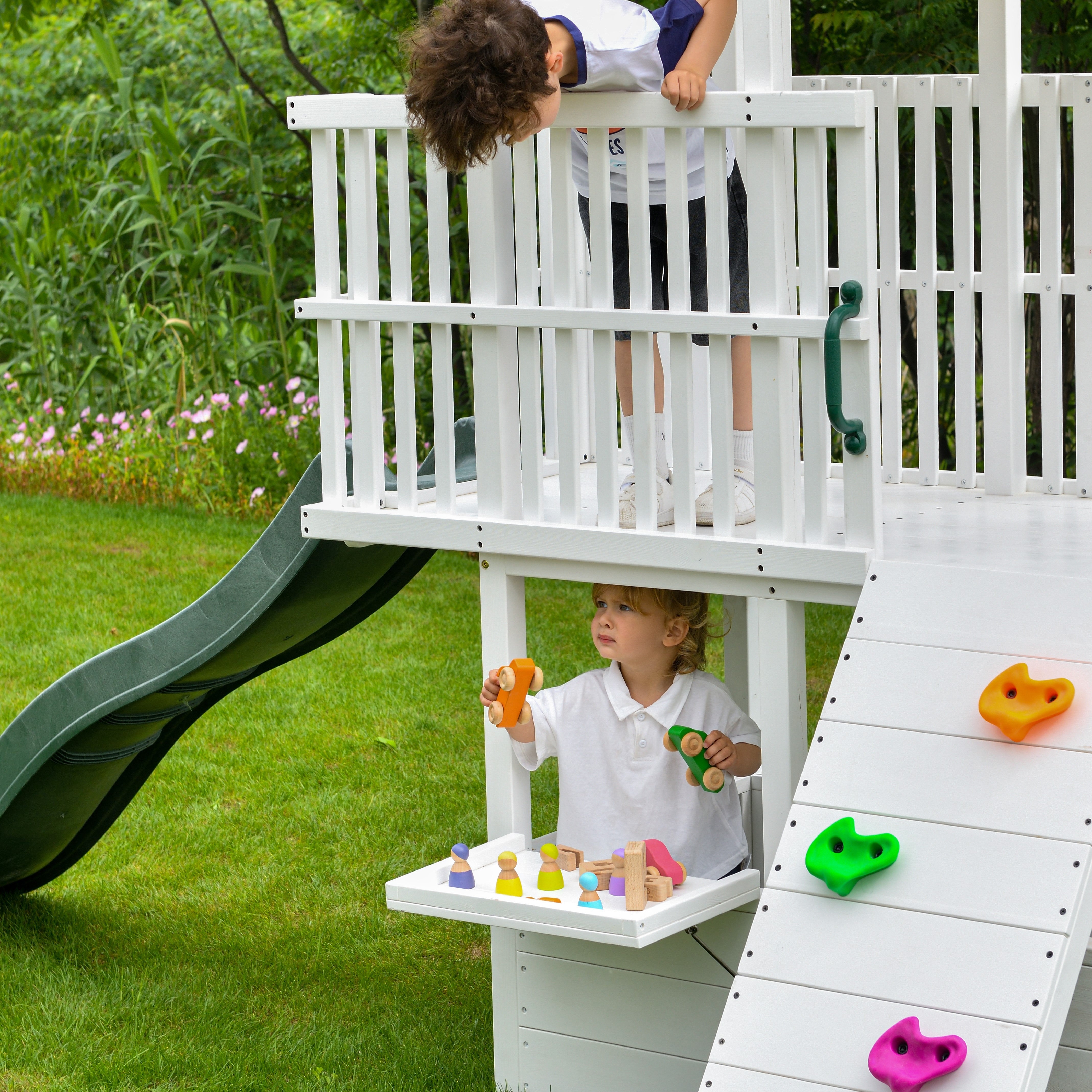 Craftsman - Modern Backyard Outdoor Swing Set Outdoor Avenlur.com