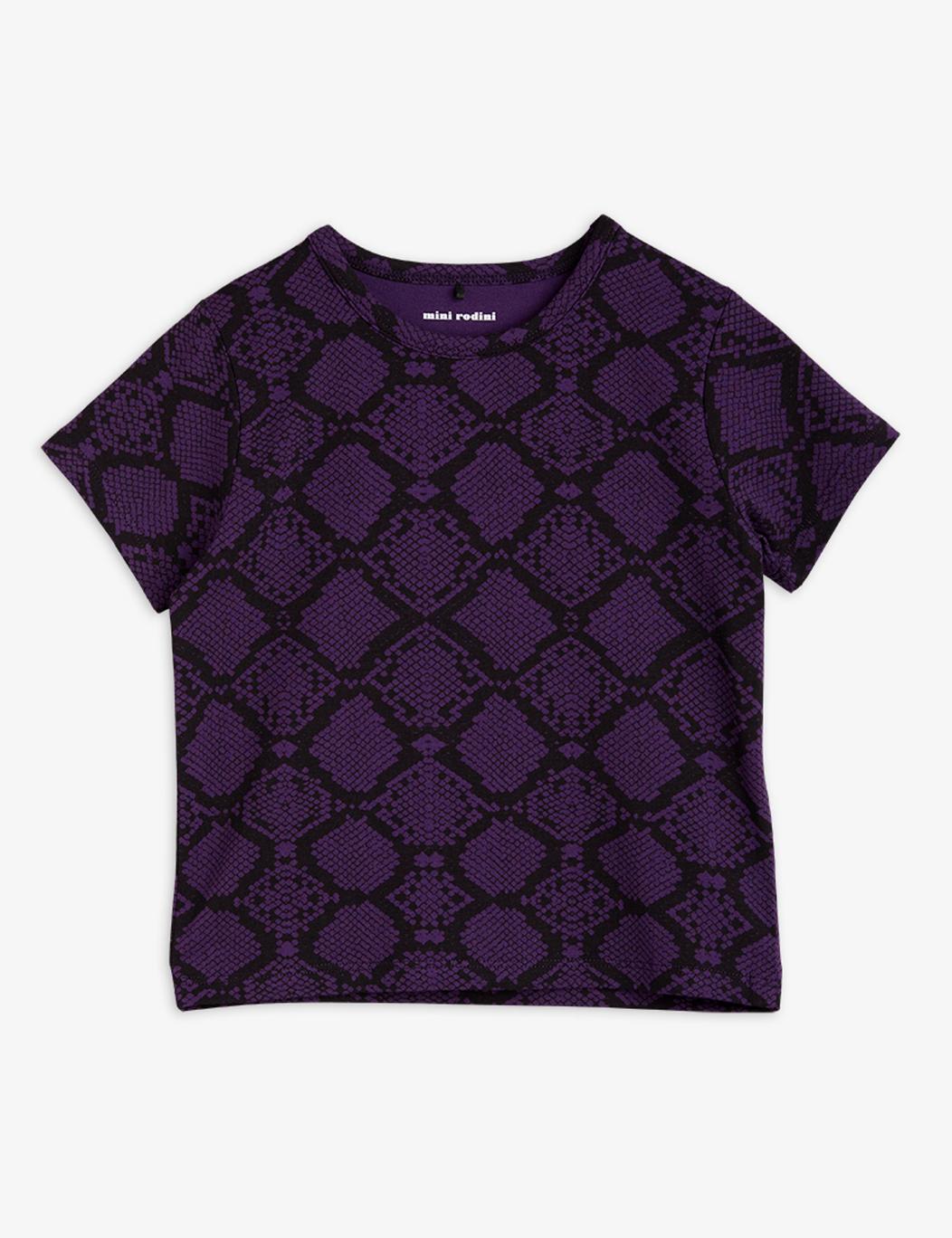Snakeskin Ss Tee - Purple - FINAL SALE