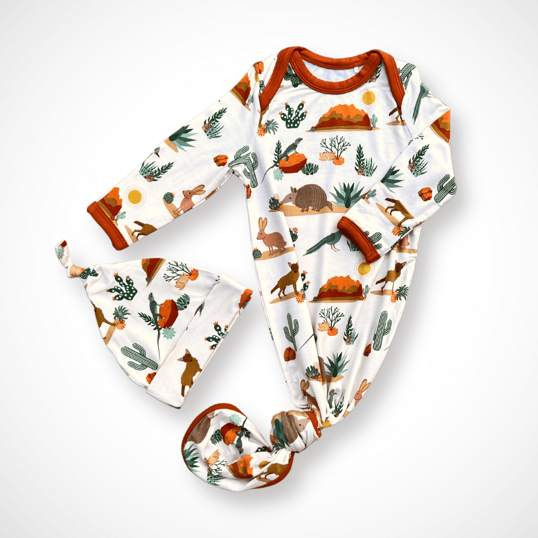 Desert Friends Bamboo Baby Blanket main image 1