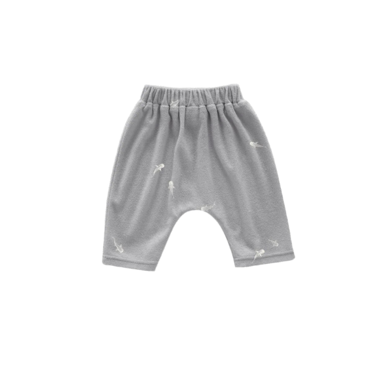 Baby Terry Harem Pants - Grey