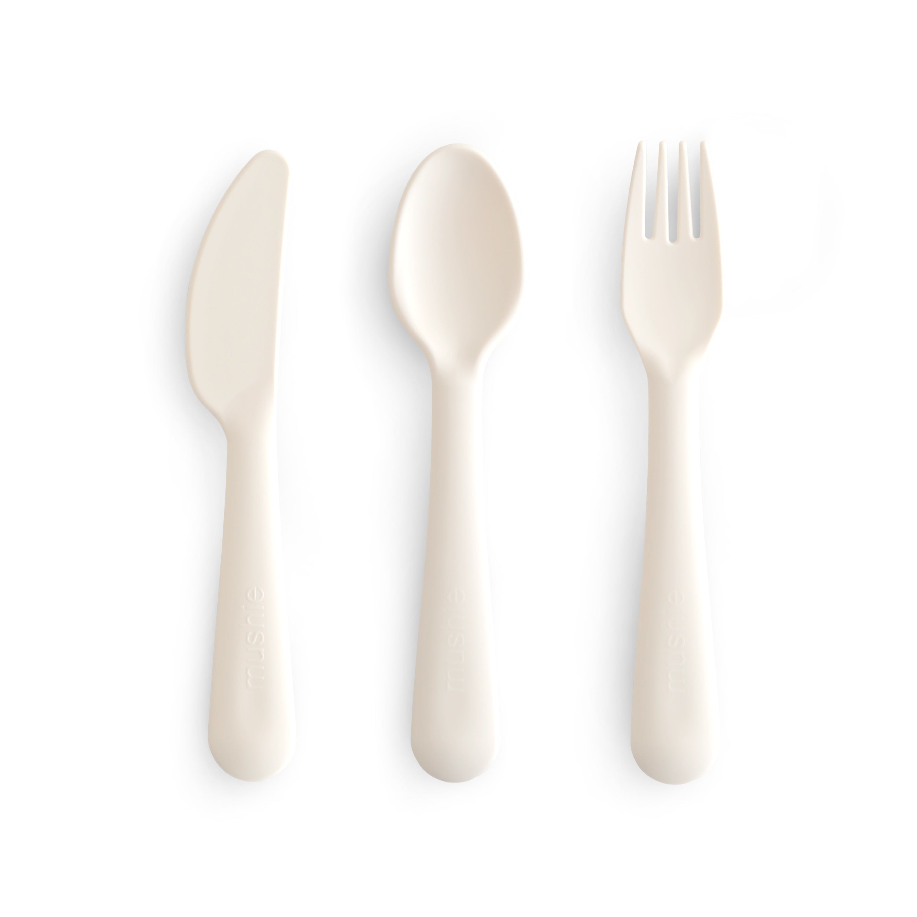 Dinnerware Cutlery Set Dinnerware Mushie Ivory