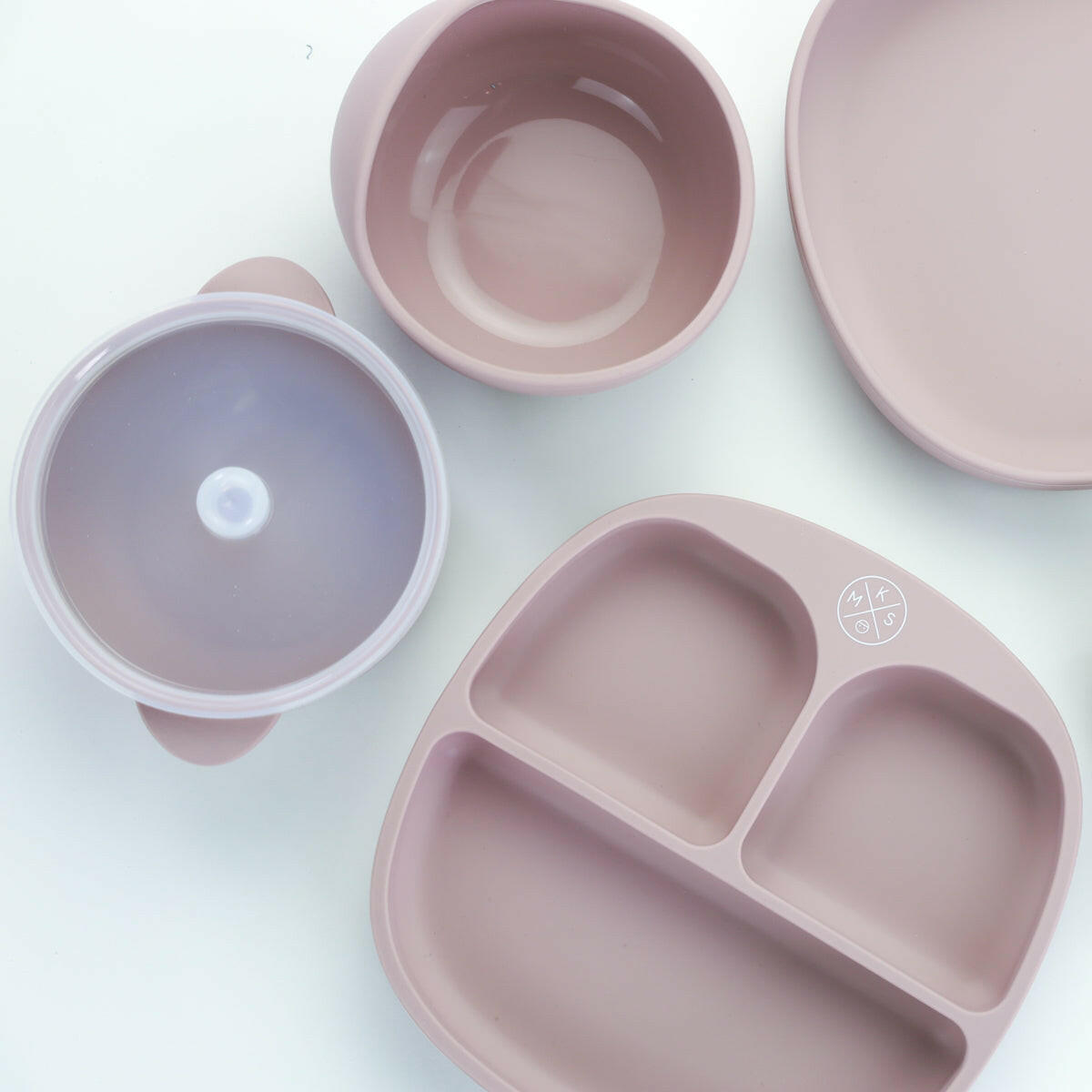 Baby & Toddler Feeding Bowl Set - Lilac BOWL MKS Miminoo