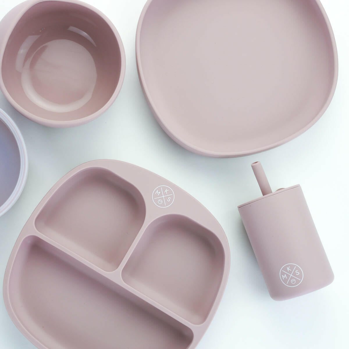 Baby & Toddler Feeding Bowl Set - Lilac BOWL MKS Miminoo