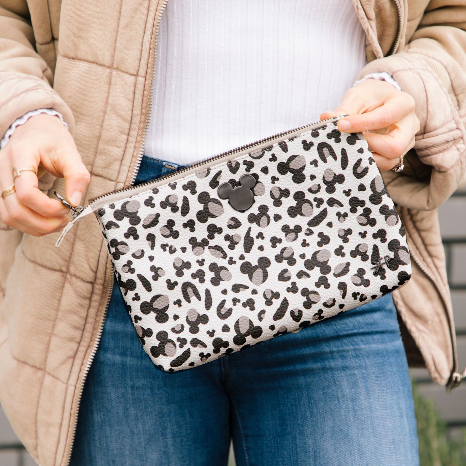 Mickey Leopard Classic Clutch