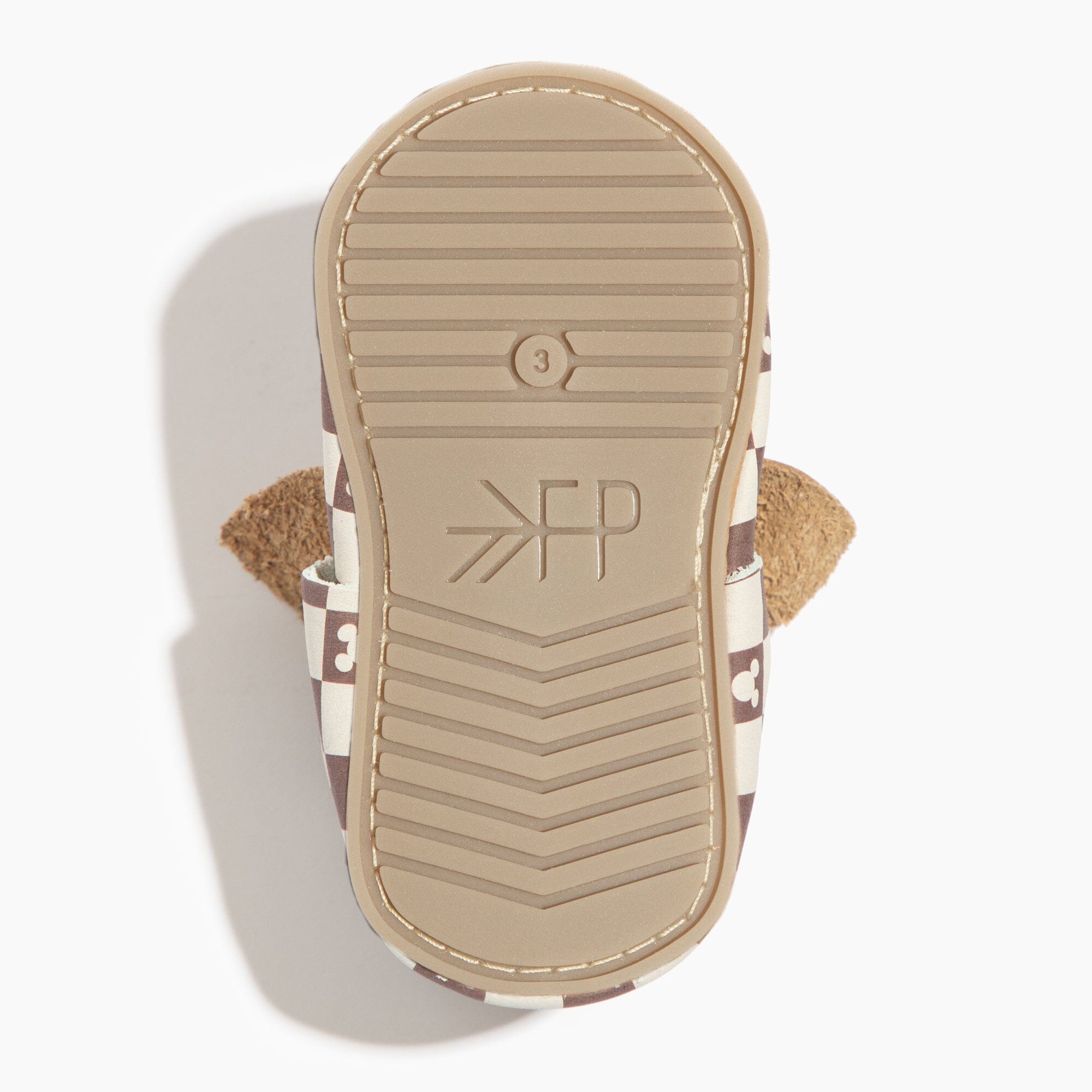 Disney Mocha Mickey Mouse Knotted Bow Baby Shoe