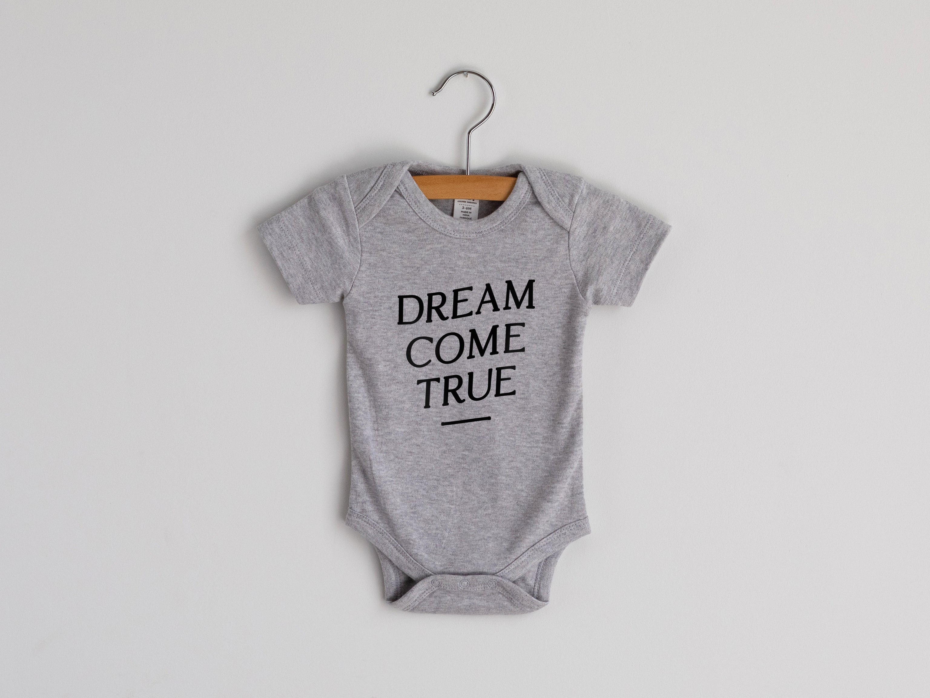 Dream Come True Organic Baby Bodysuit