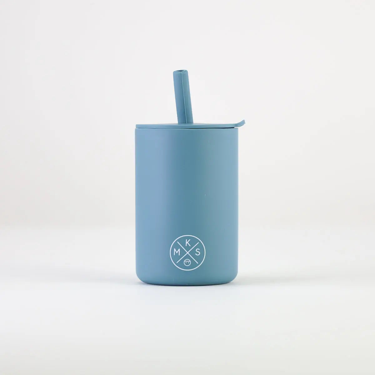 Drinking cup with straw - Petroleum