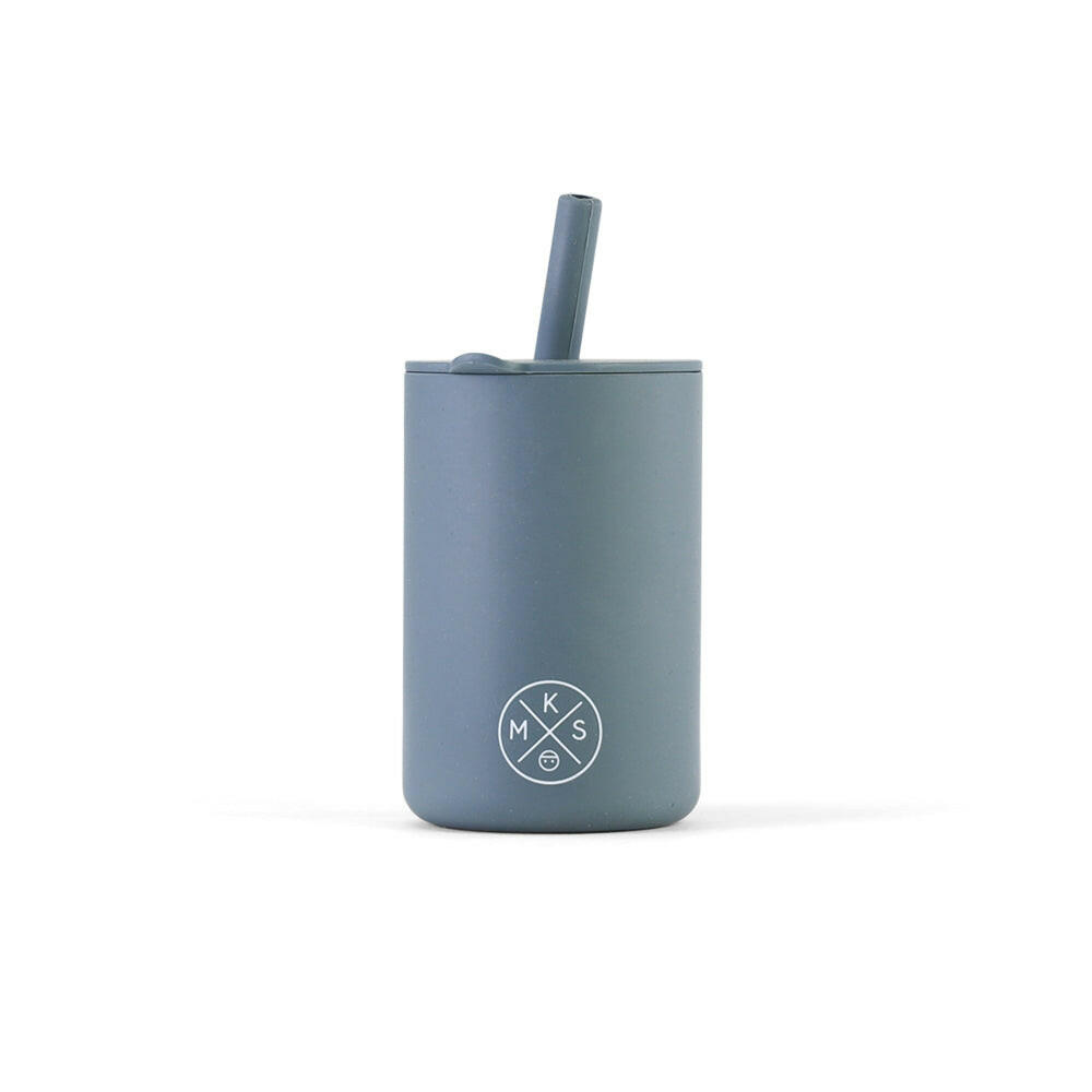 Drinking cup with straw - Charcoal Drinking cup MKS Miminoo