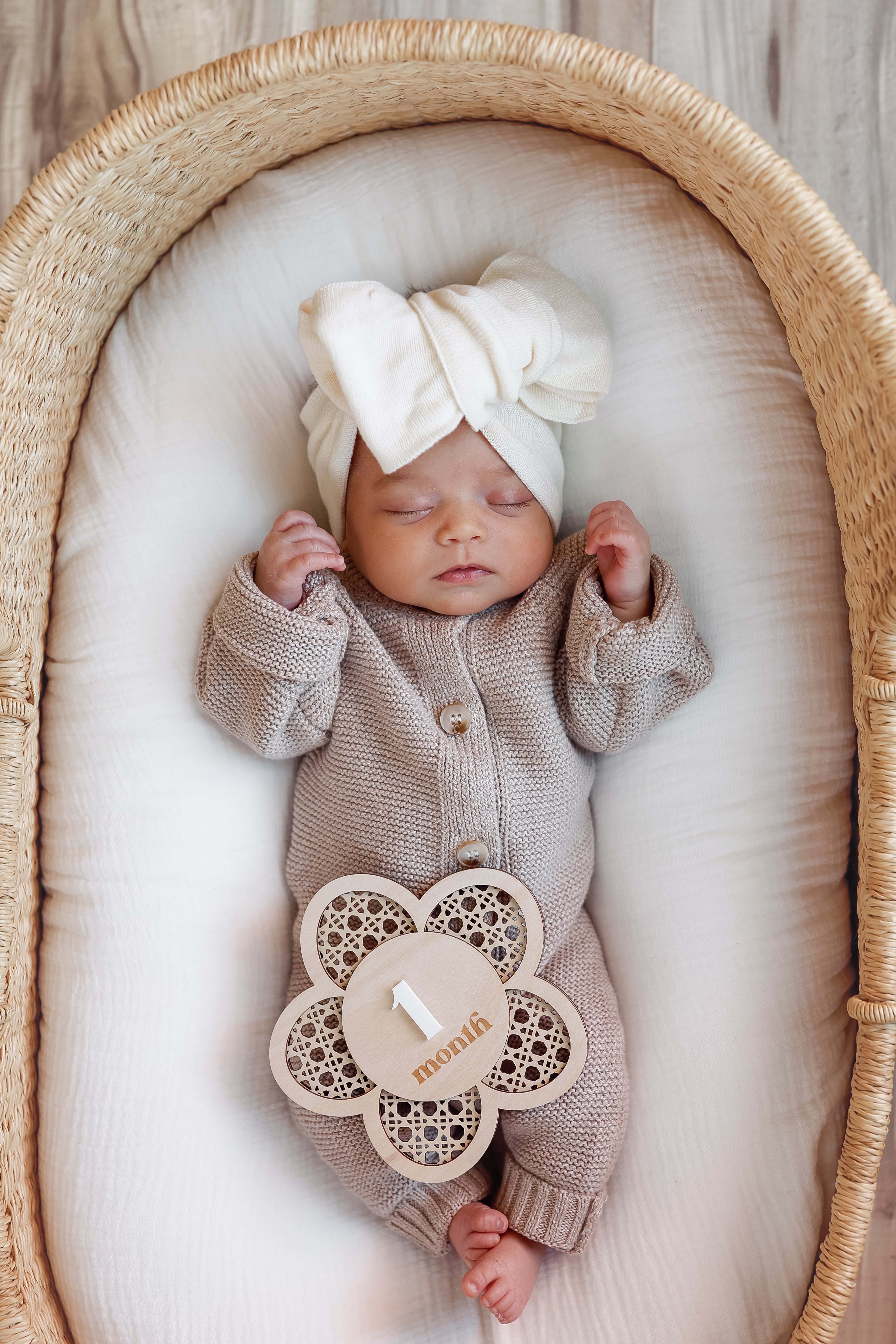 Luna + Luca Classic Purl Knit Jumpsuit - Heather Beige