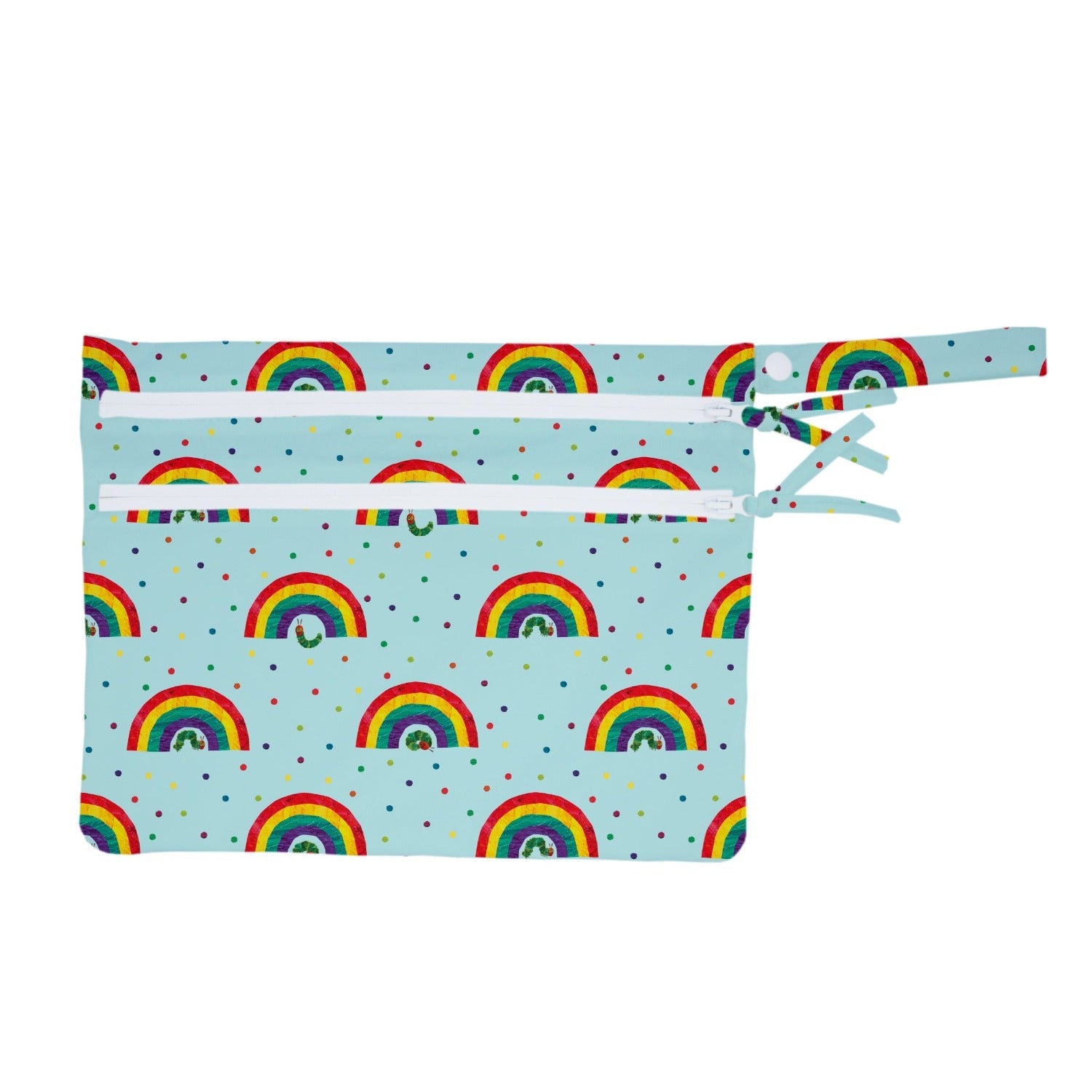 Rainbow Caterpillar - Waterproof Wet Bag (For mealtime, on-the-go, and more!) - from the World Of Eric Carle SALE BapronBaby