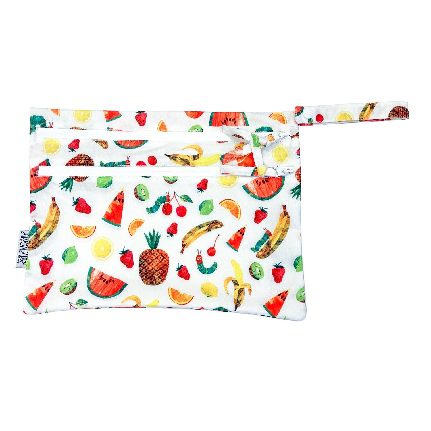 Tropical Fruit - Waterproof Wet Bag (For mealtime, on-the-go, and more!) - from the World Of Eric Carle SALE BapronBaby