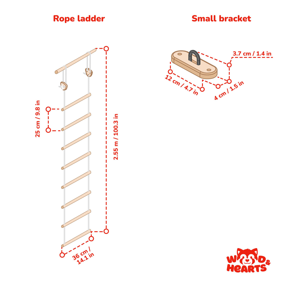Ceiling Mounted Climbing Ladder