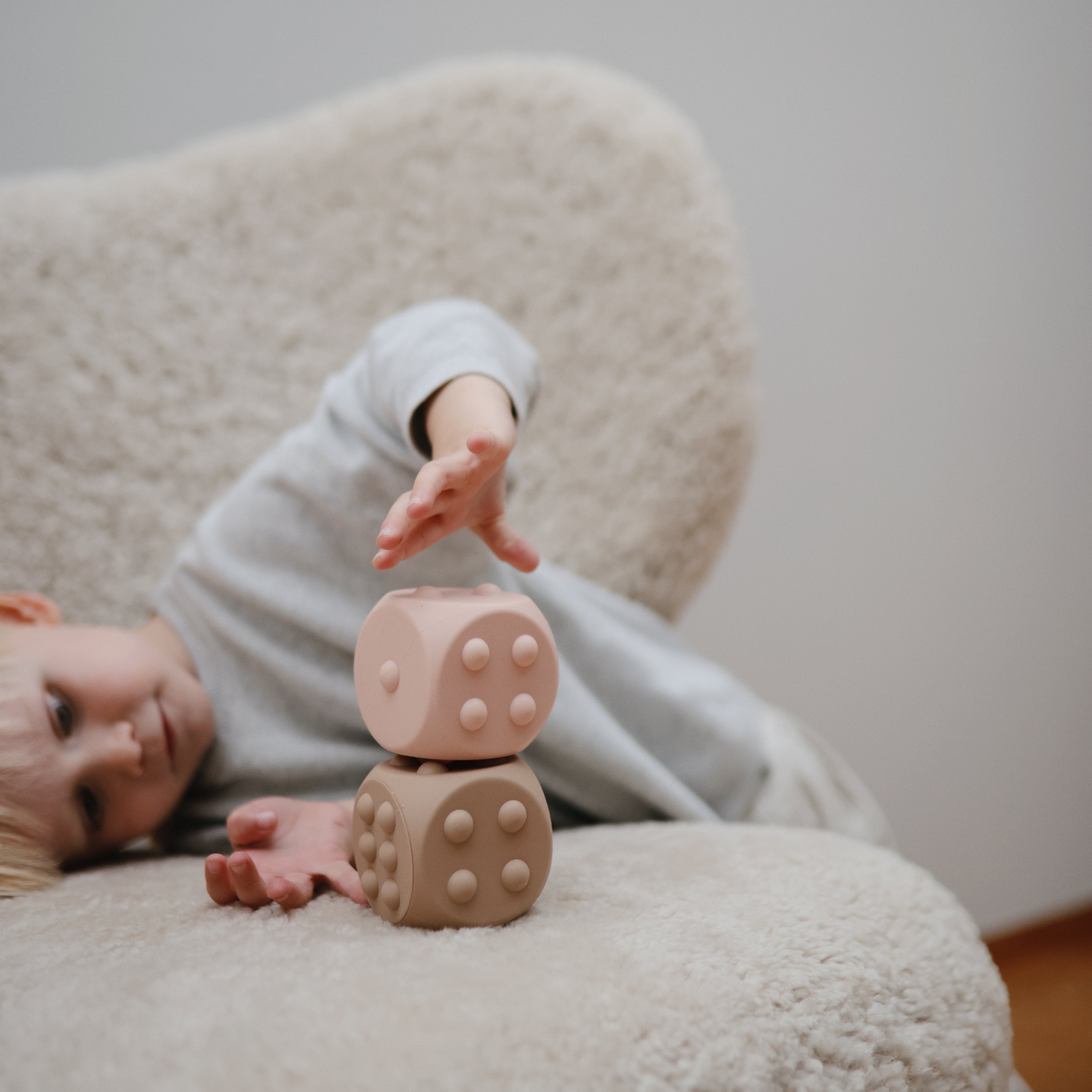 Dice Press Toy 2-Pack Press Toy Mushie