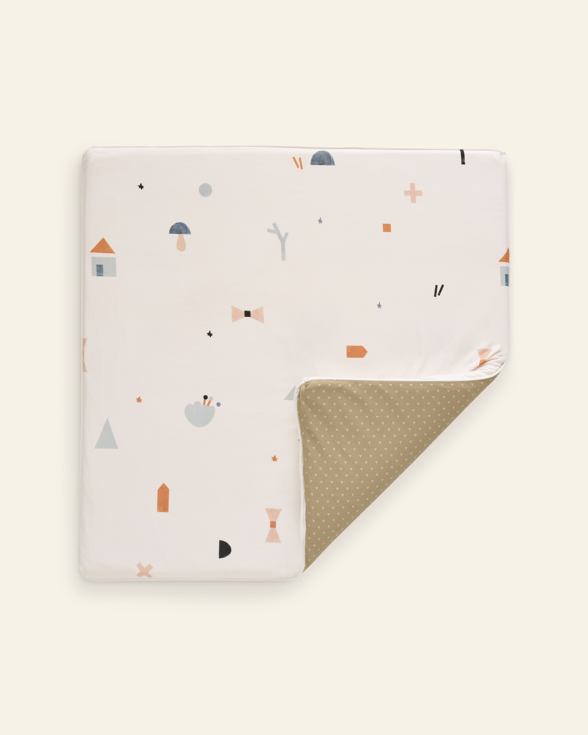 Play Mat Playroom Piccalio Dreamy (Off-White) / Dots (Lion)
