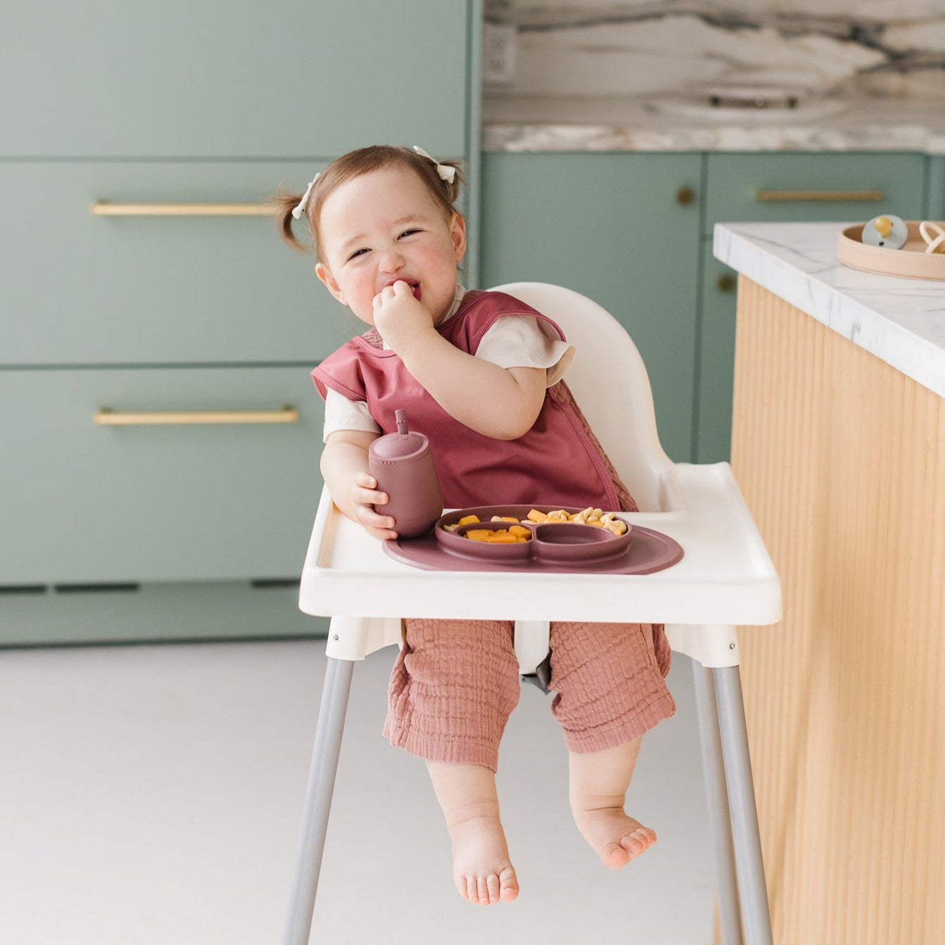 Solid Blush Minimalist Bapron BapronBaby