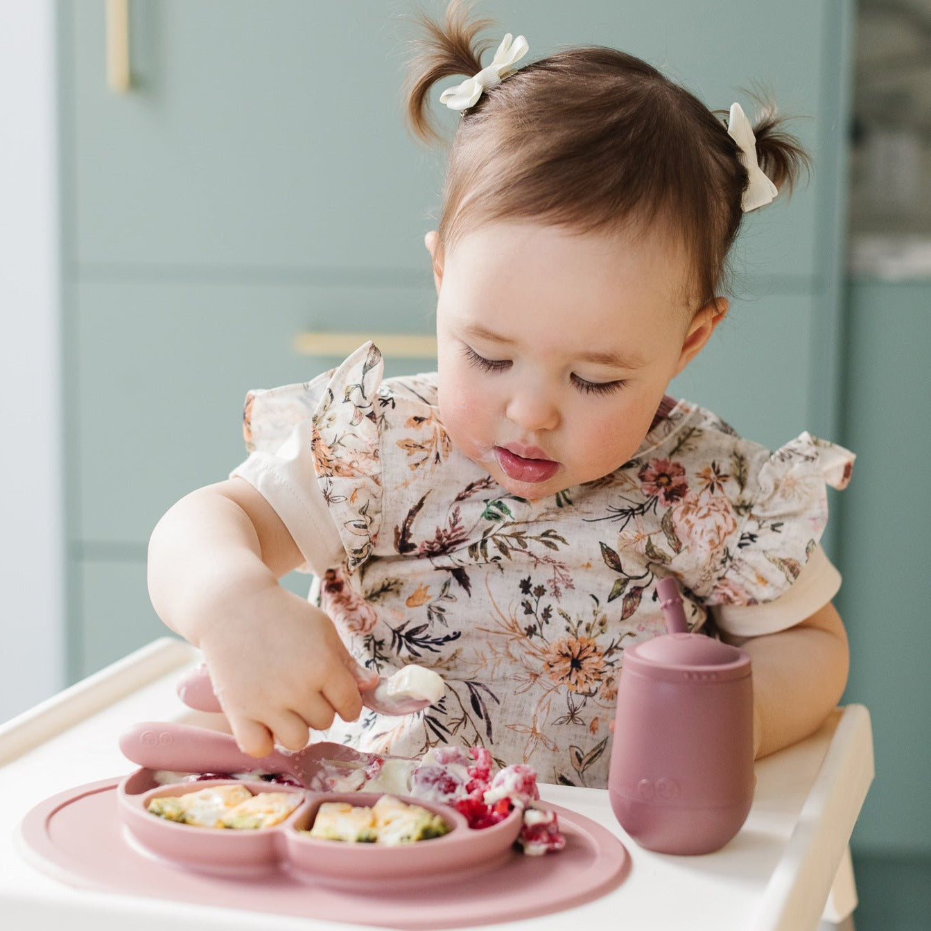 Delilah Floral Flutter Bapron BapronBaby