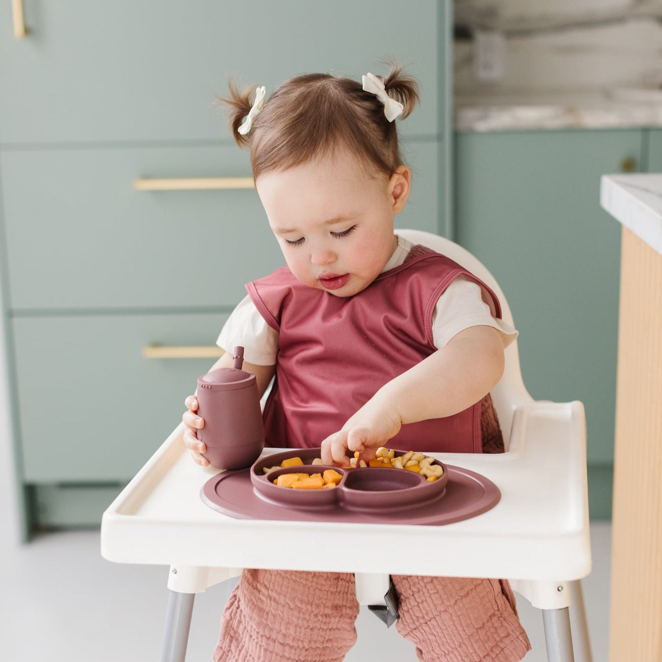 Solid Blush Minimalist Bapron BapronBaby