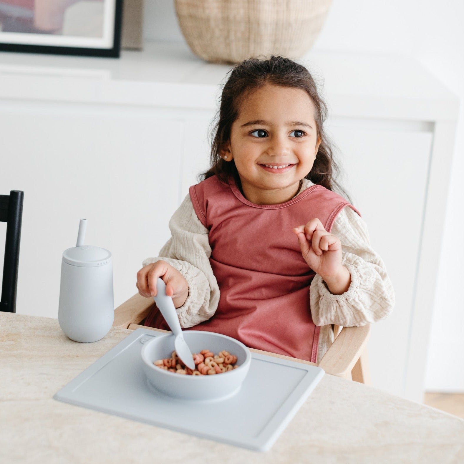 Solid Blush Minimalist Bapron BapronBaby