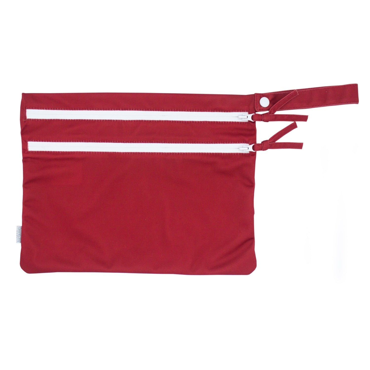 Solid Cranberry Minimalist - Waterproof Wet Bag (For mealtime, on-the-go, and more!) BapronBaby
