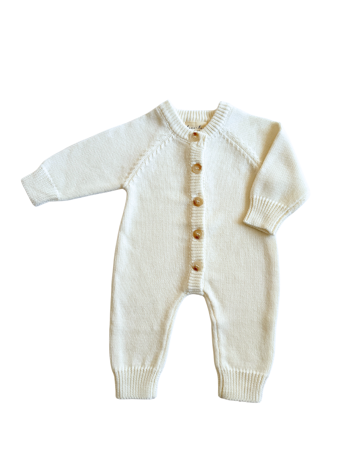 Essential Knit Jumpsuit - White