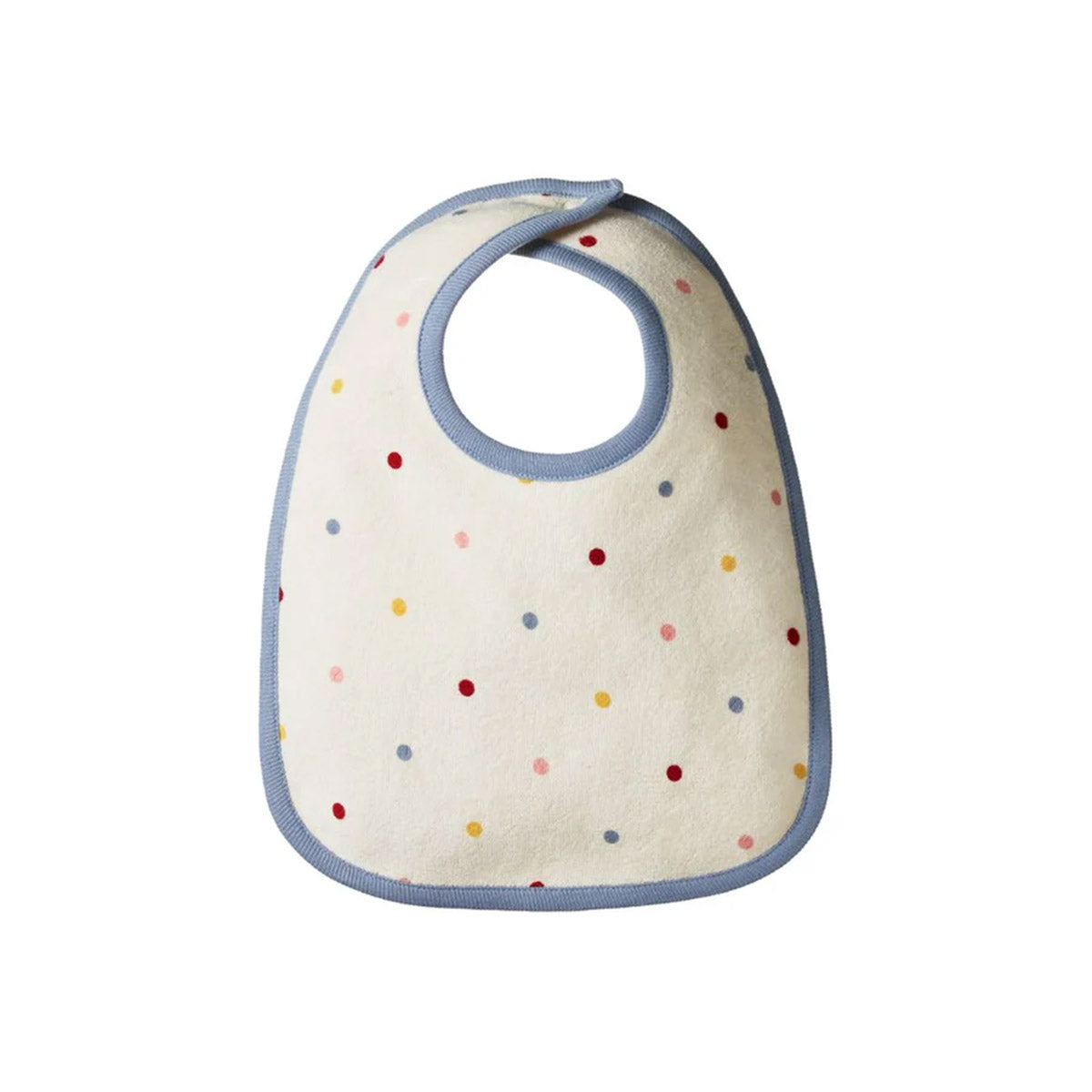 Reversible Bib - Polka Dot Dusky Print