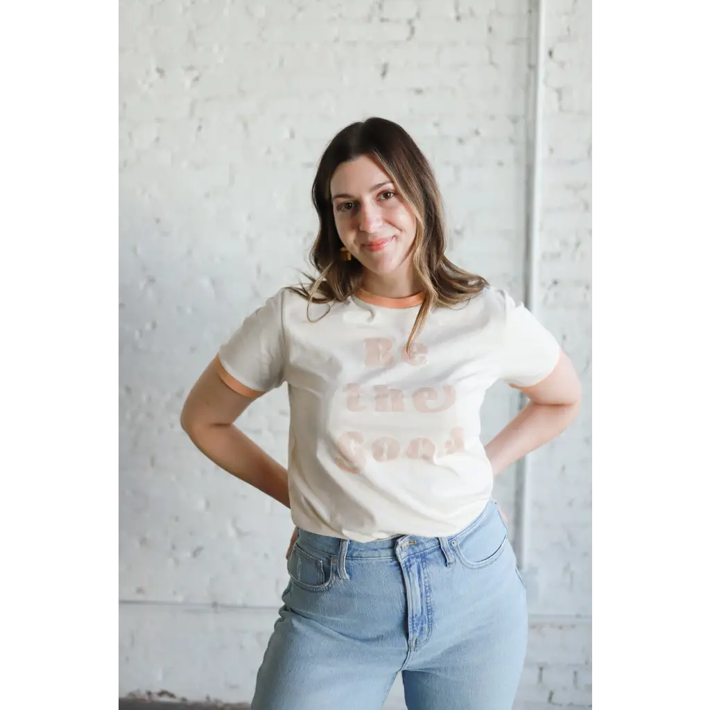 Be the Good Retro Ringer Tee