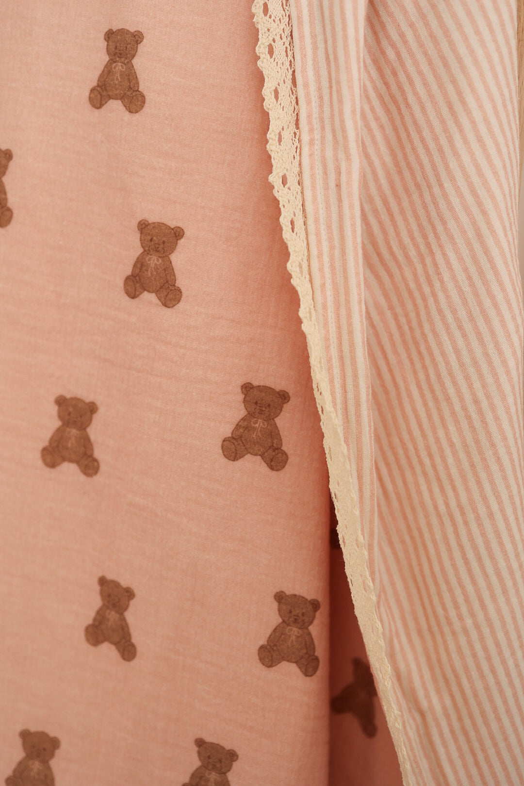 Muslin Quilt | Pink Lottie & Sadie Stripe