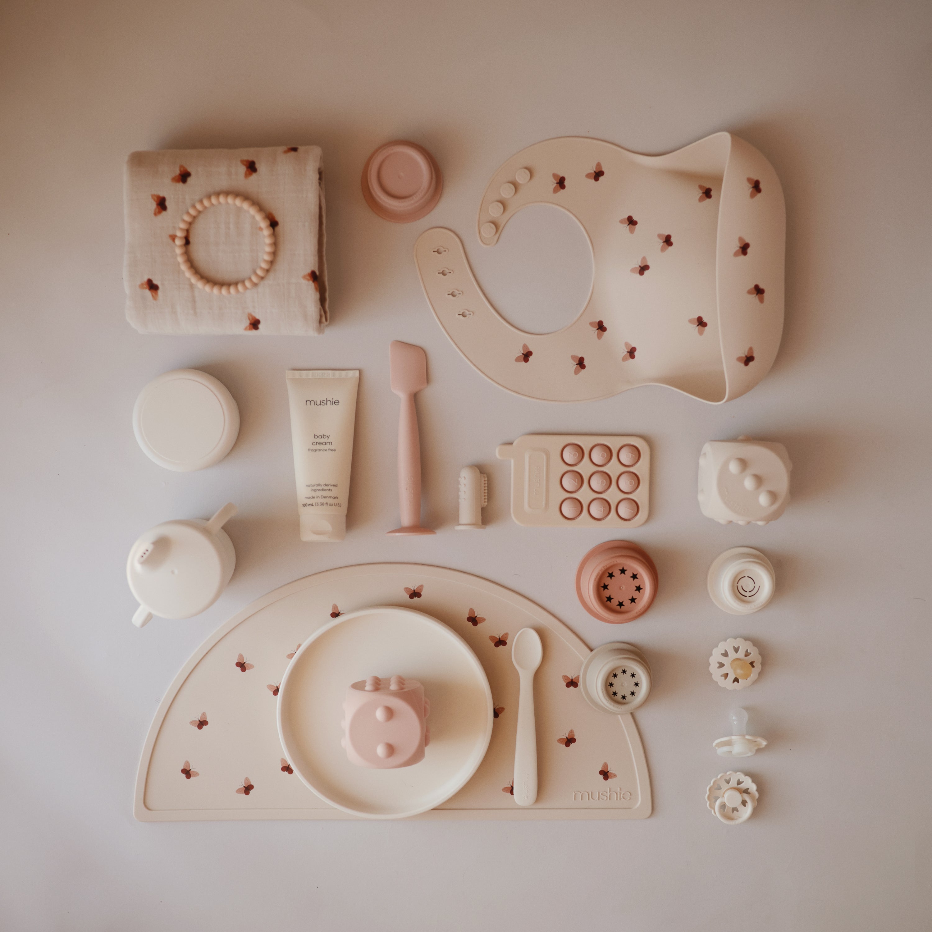 Organic Cotton Muslin Swaddle Blanket Swaddle Mushie