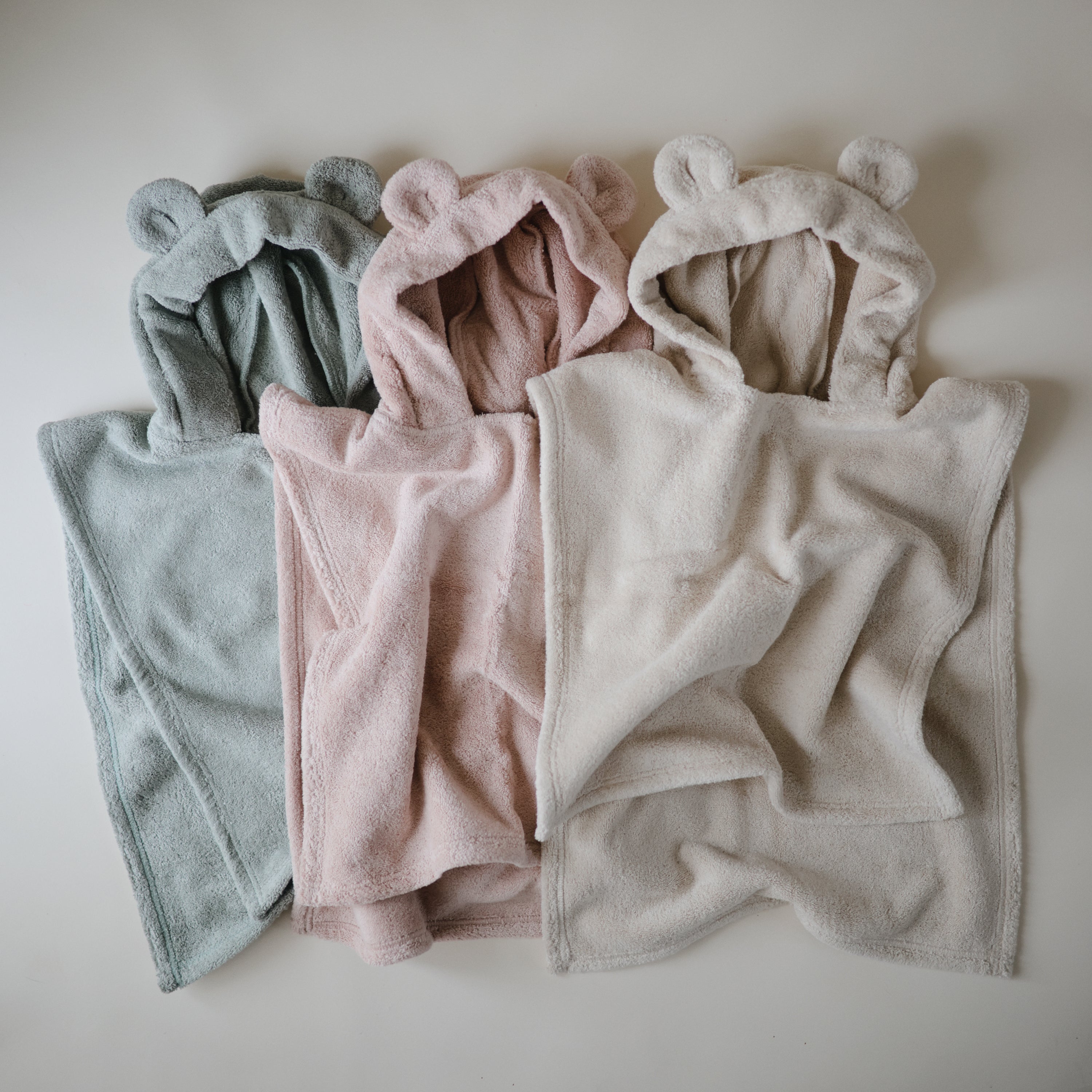 Bear Poncho Towel Hooded Towel Mushie