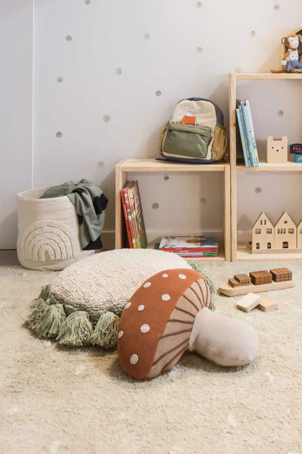 FLOOR CUSHION CIRCLE GREEN Little Wonder & Co