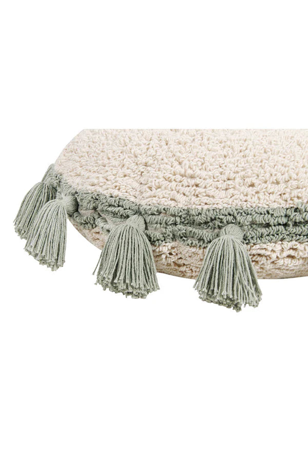 FLOOR CUSHION CIRCLE GREEN Little Wonder & Co