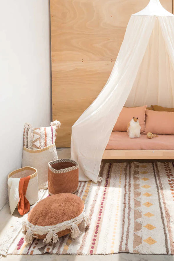 FLOOR CUSHION SIND TERRACOTTA Little Wonder & Co