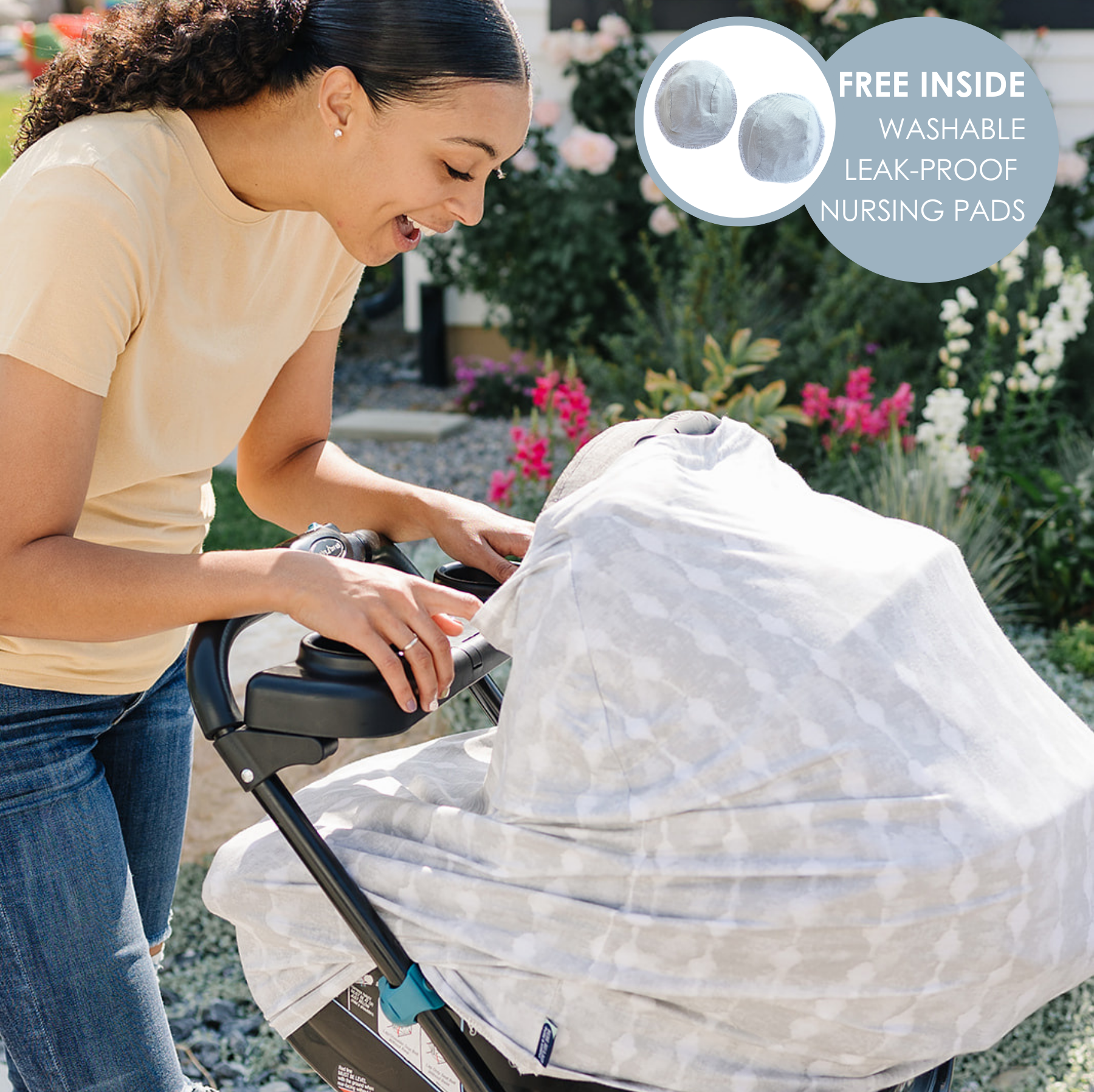 Shibori 5-in-1 Multi-Use Nursing Cover 5 in 1 Bebe au Lait