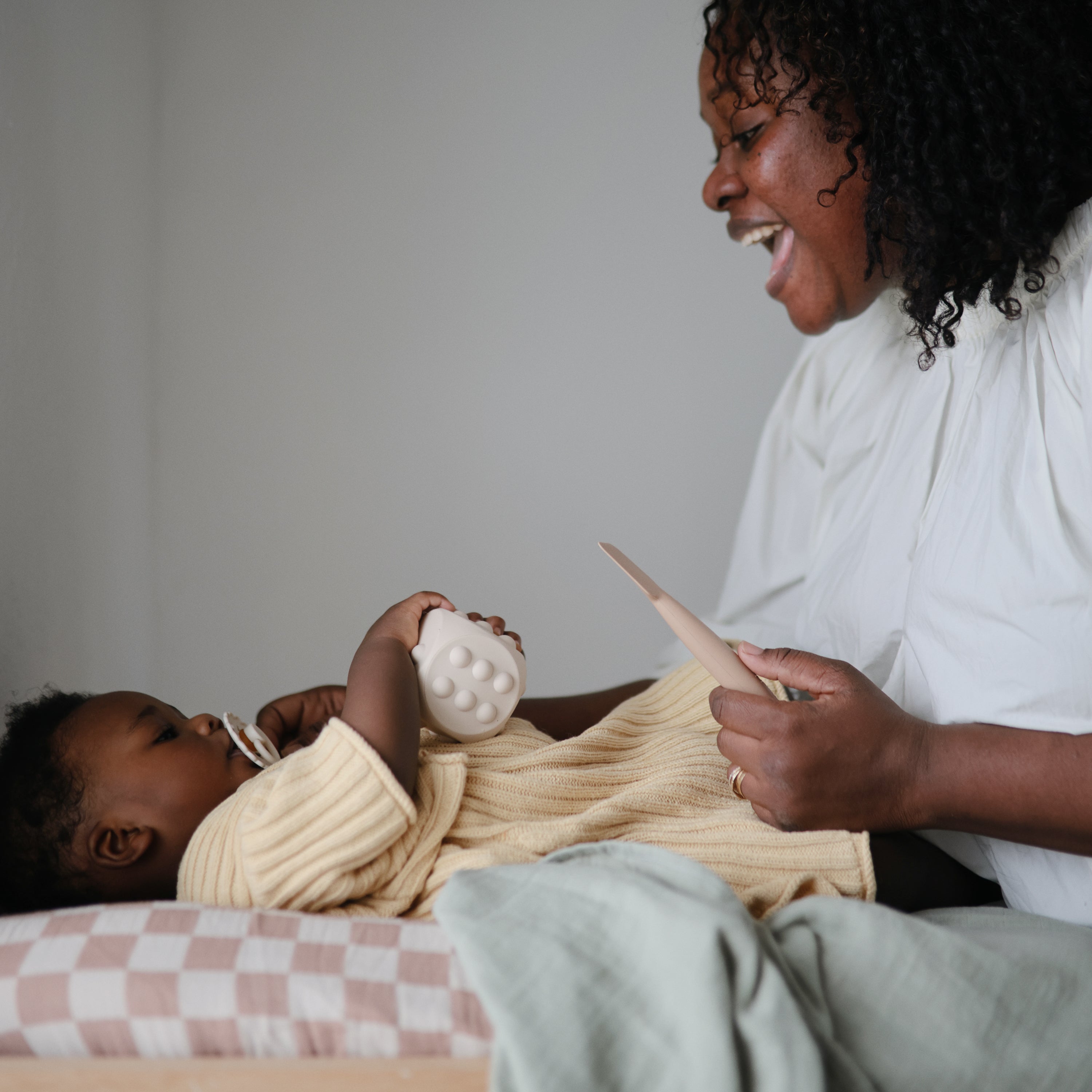 Dice Press Toy 2-Pack Press Toy Mushie