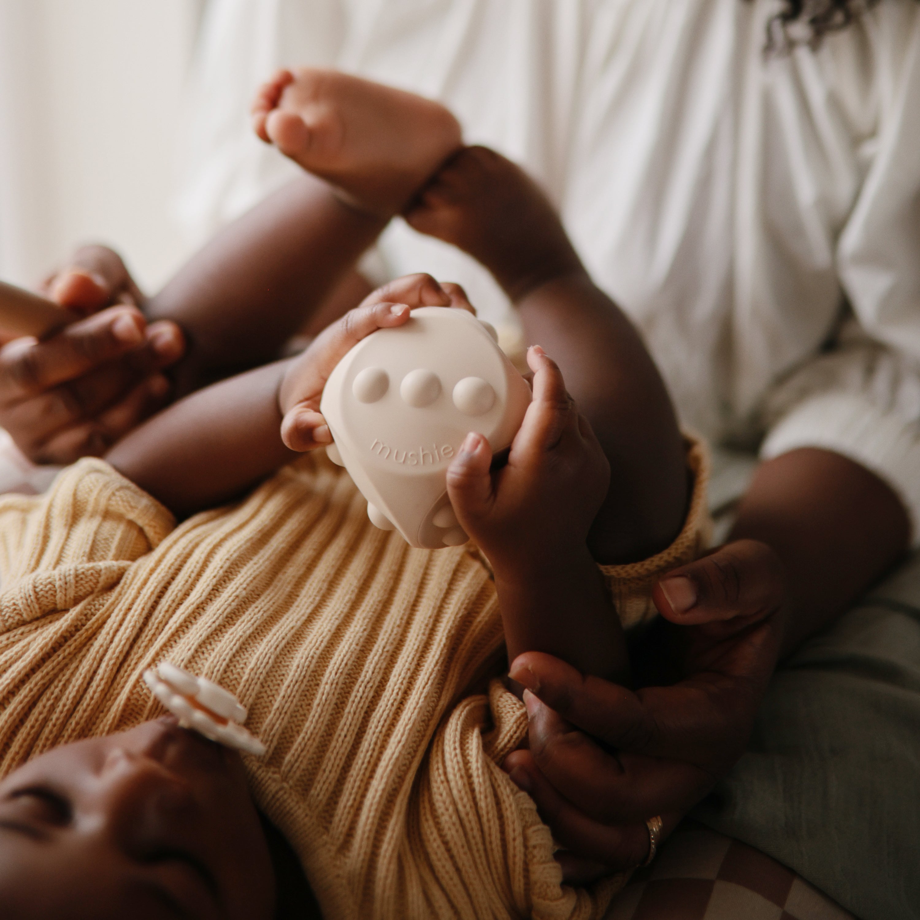 Dice Press Toy 2-Pack Press Toy Mushie