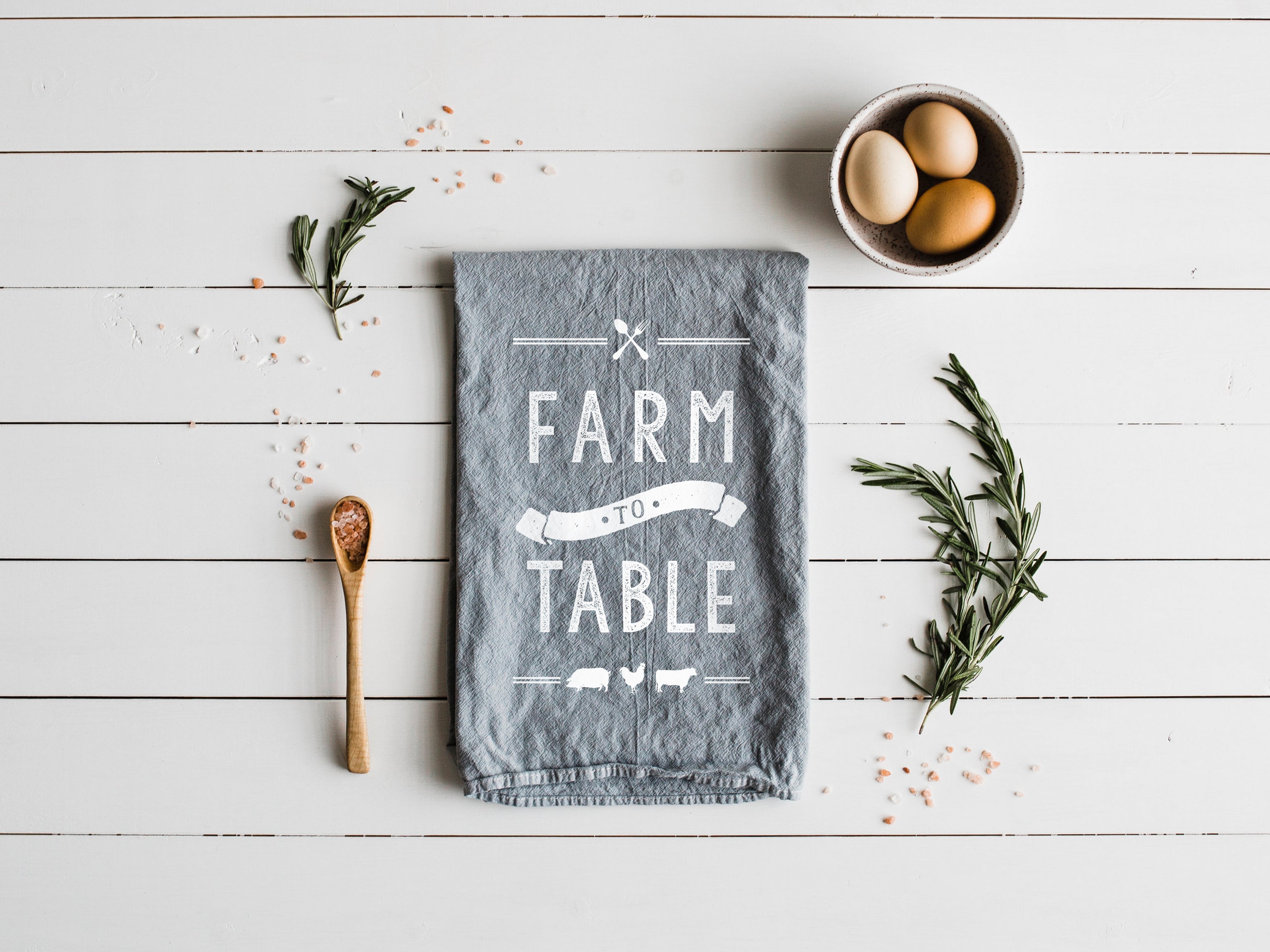 Farm to Table Tea Towel