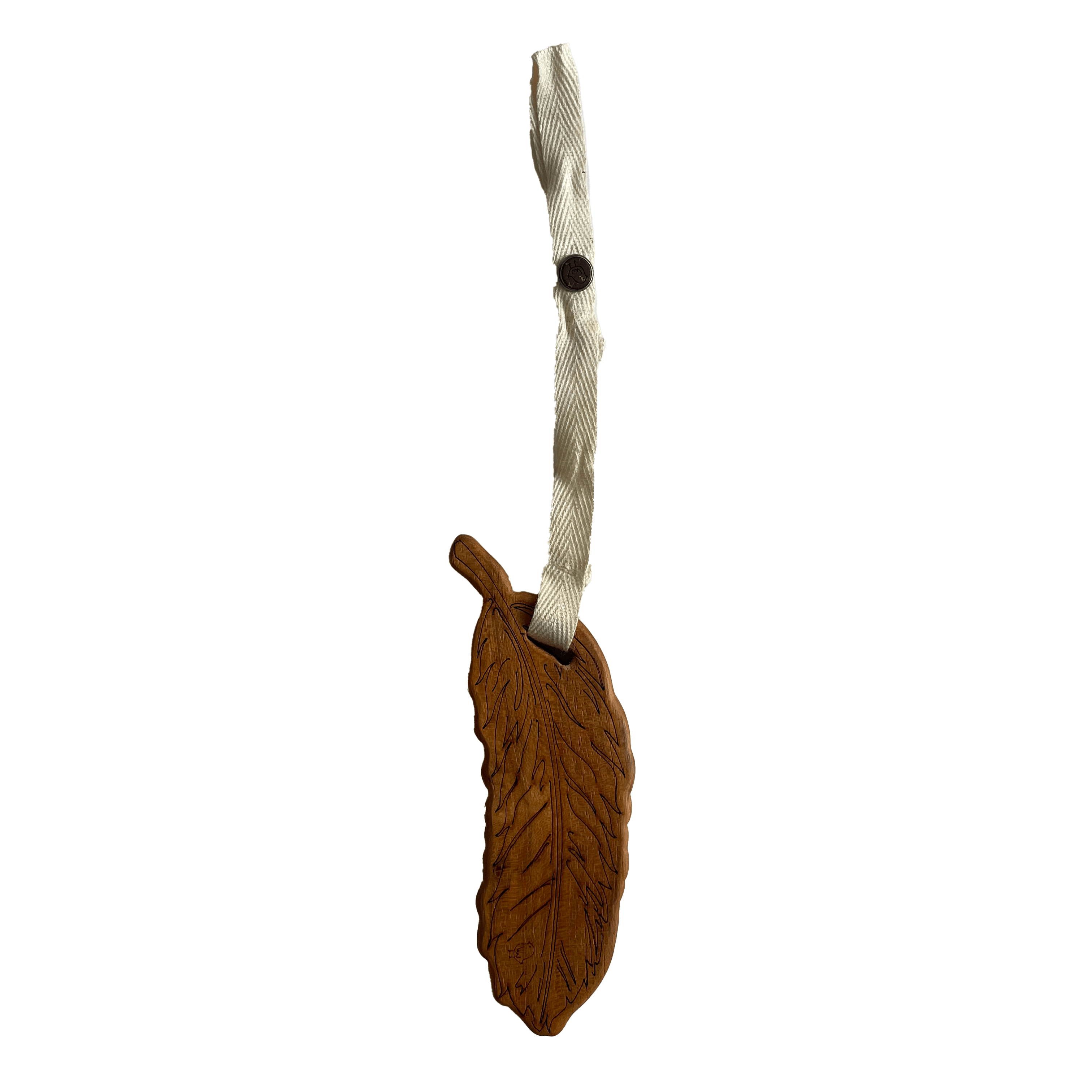 wood stroller toy | feather