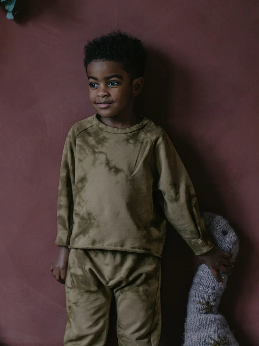 The Tie-Dye Sweatshirt - Sage tie-dye