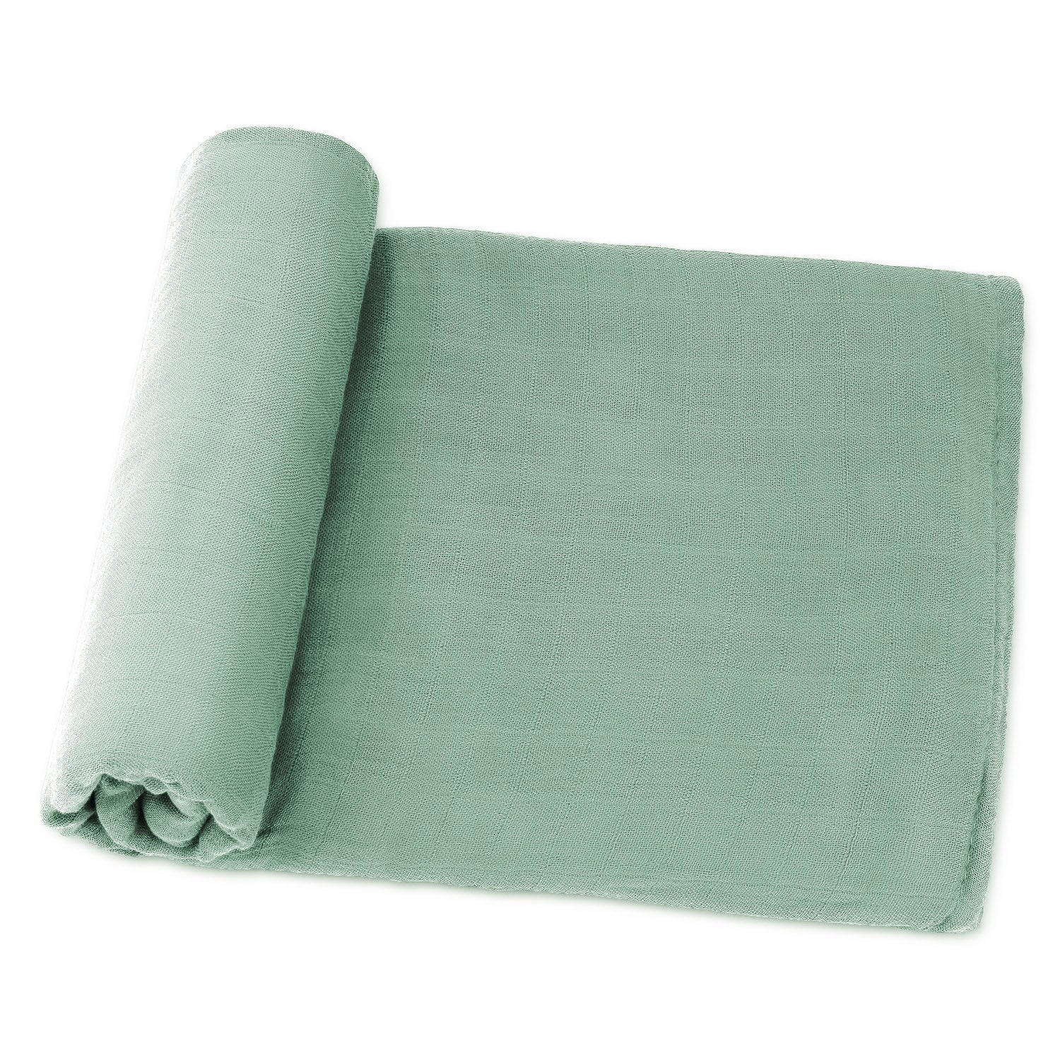 Muslin Swaddle Blanket in Fern, 1 Pack