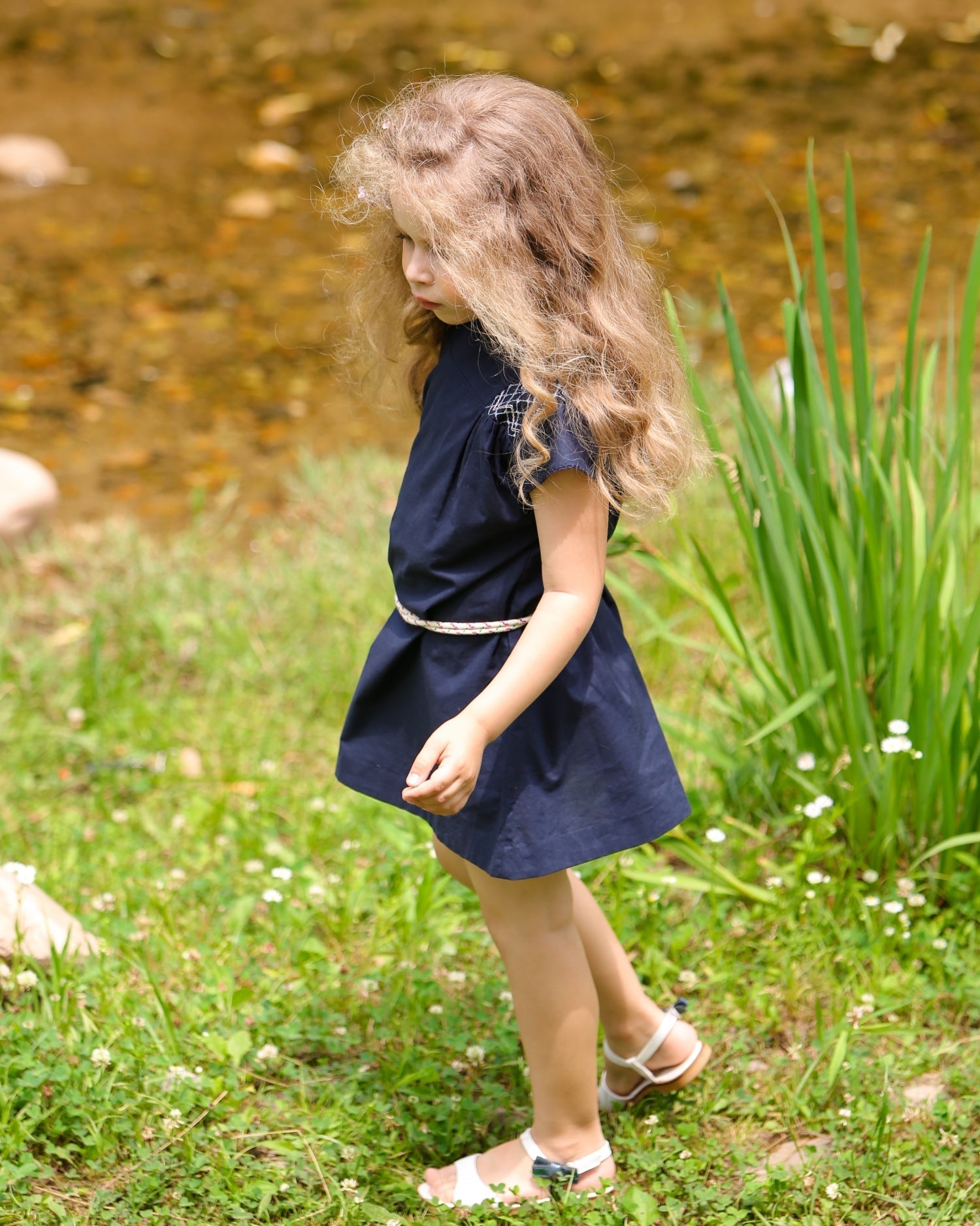 Melinda Dress - Navy