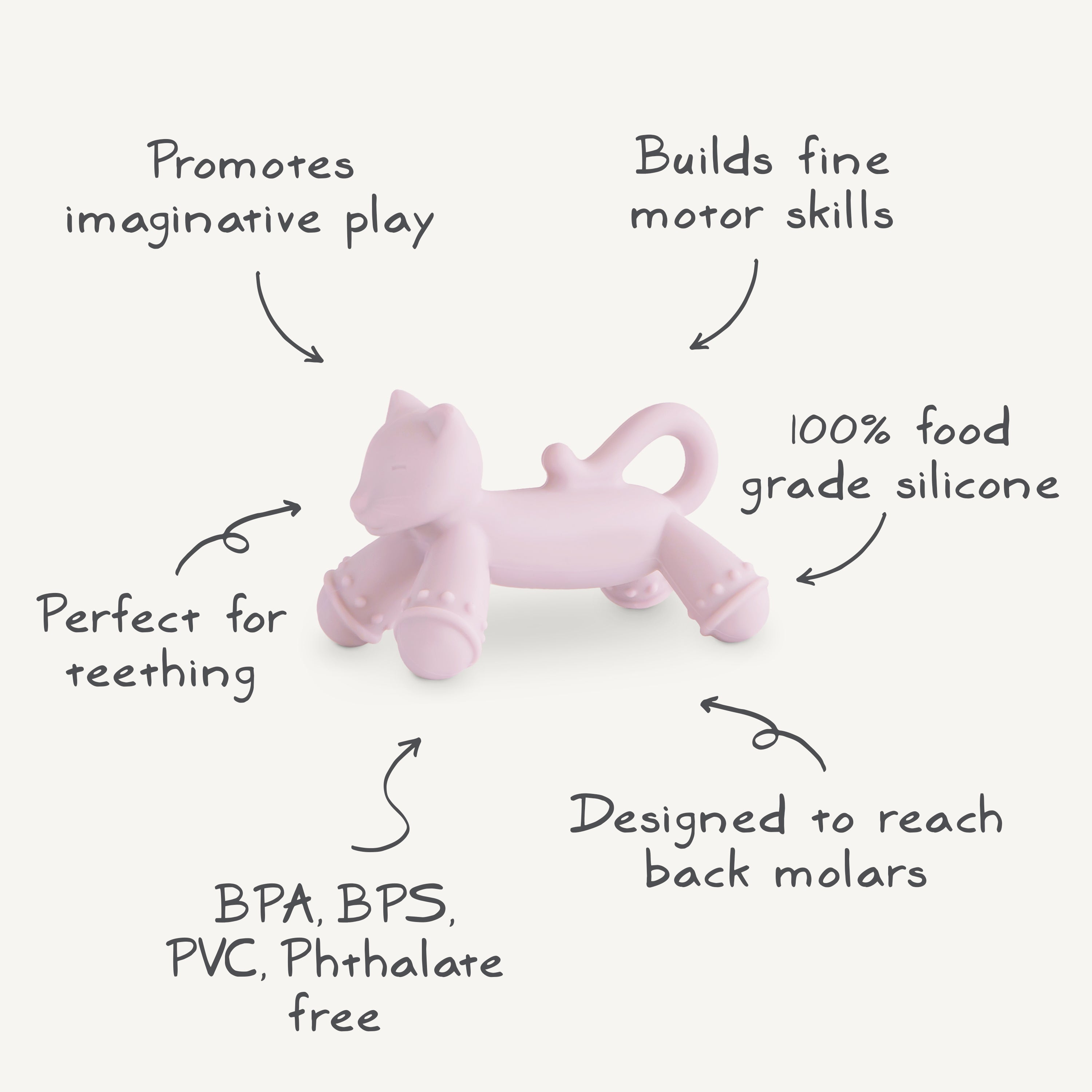 Cat Figurine Teether