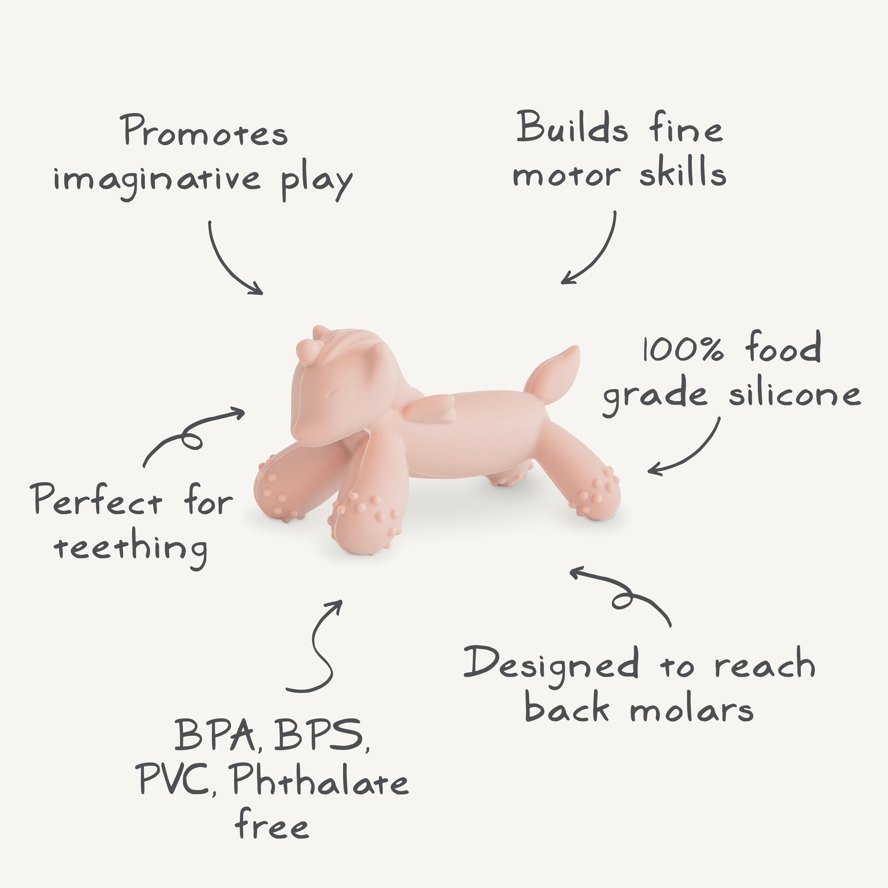 Unicorn Figurine Teether