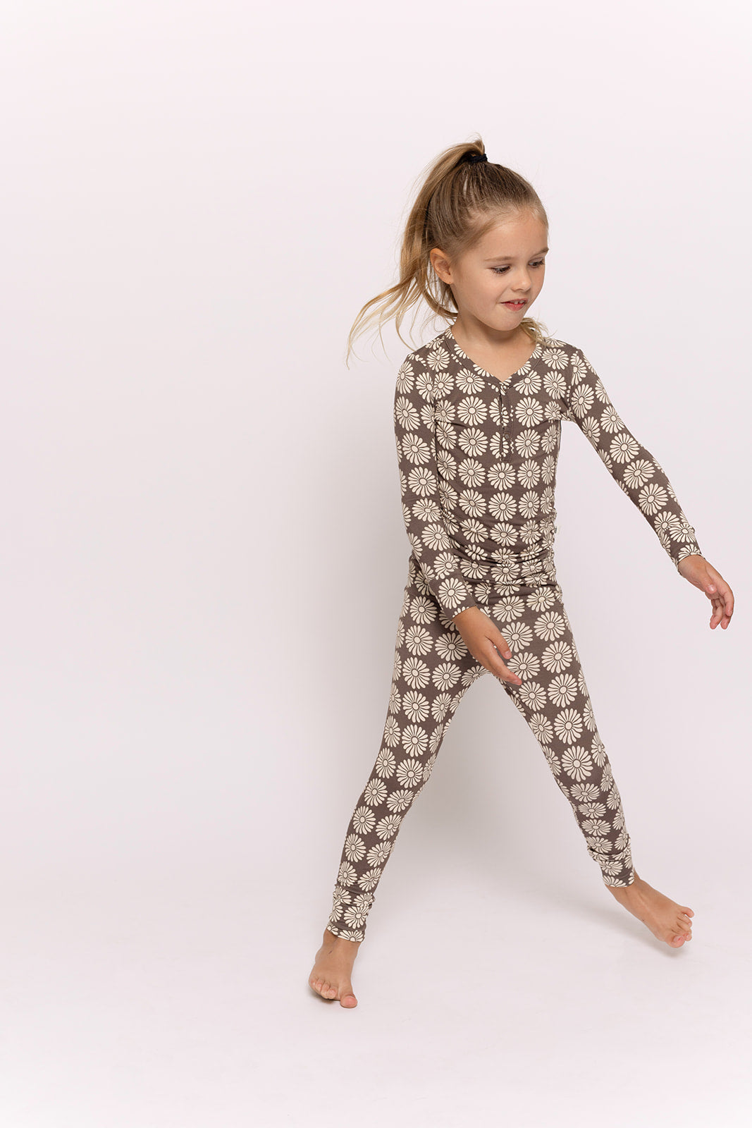 Bamboo Two Piece Pajamas | Retro Floral