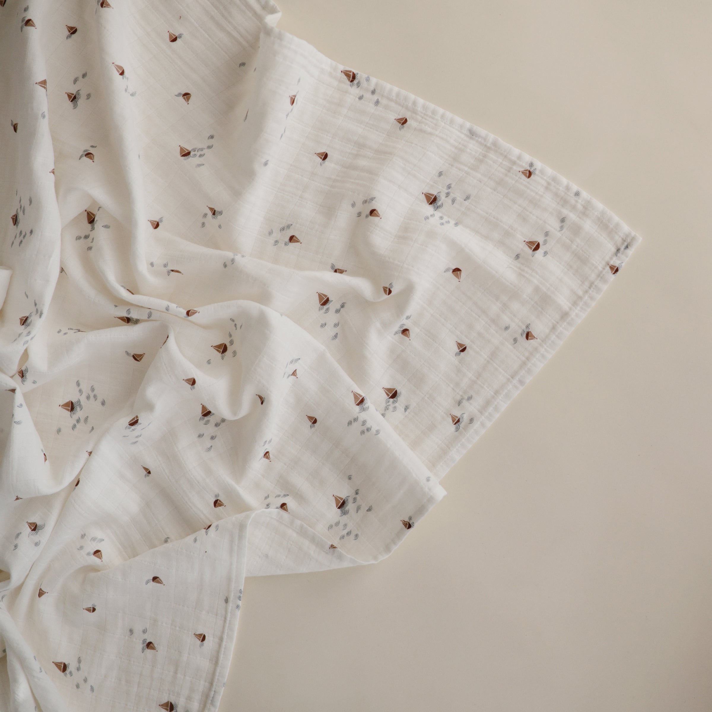 Organic Cotton Muslin Swaddle Blanket Swaddle Mushie