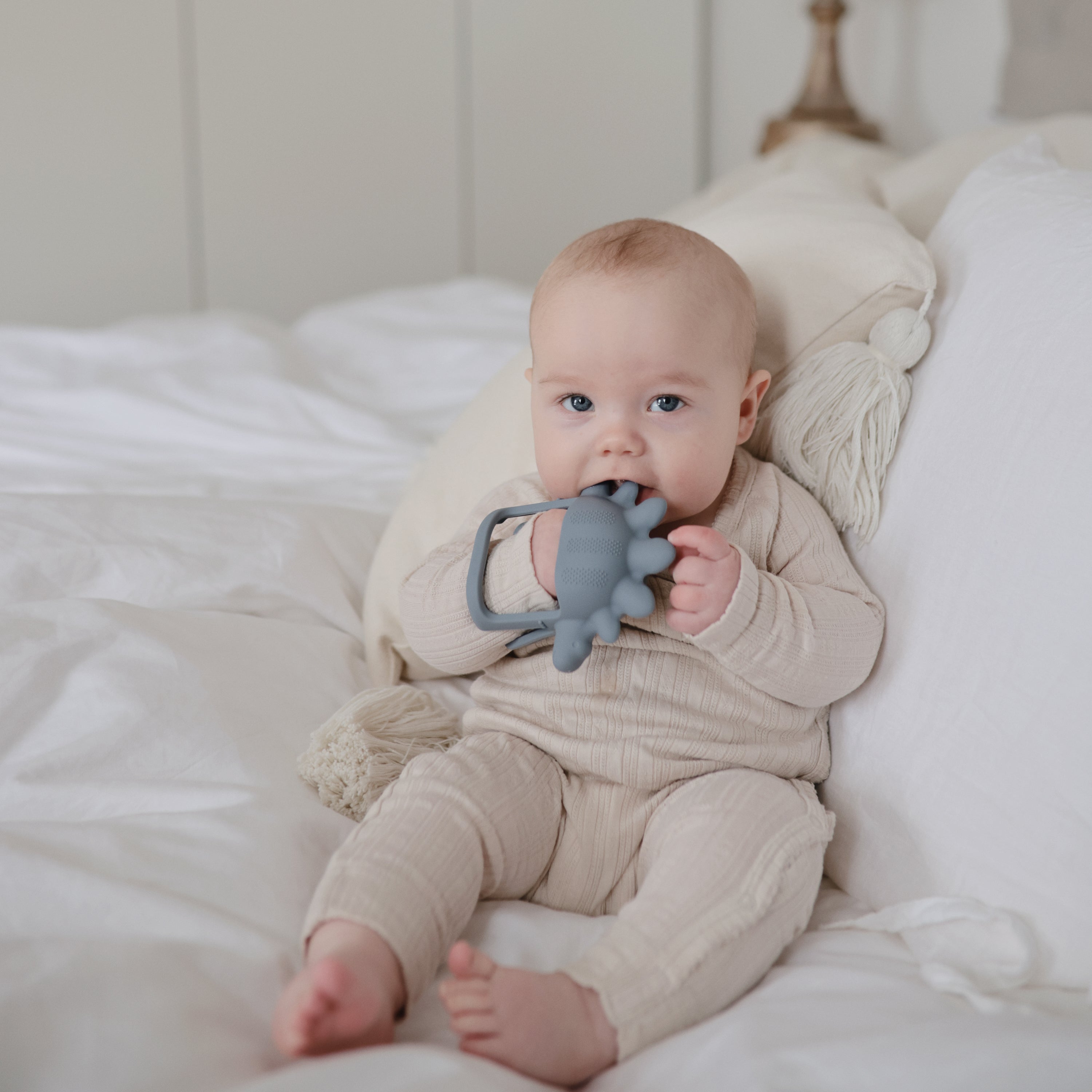 No-Drop Dino Teether (Tradewinds) teether Mushie