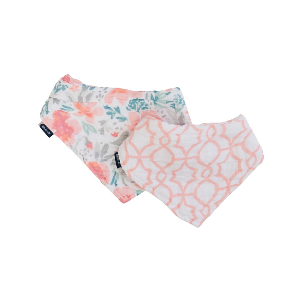 Floret + Trellis Bandana Bib Set Bib Bebe au Lait
