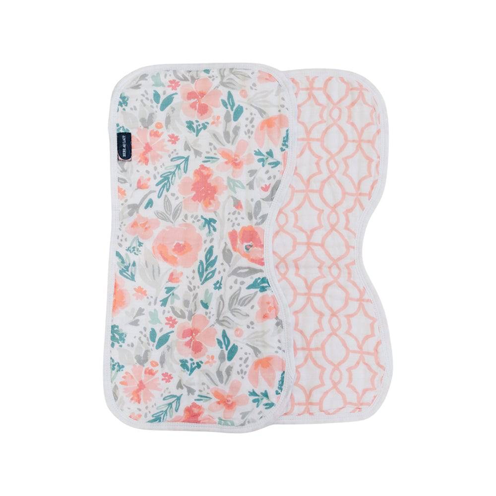 Floret + Trellis Muslin Burp Cloths Burp Cloths Bebe au Lait
